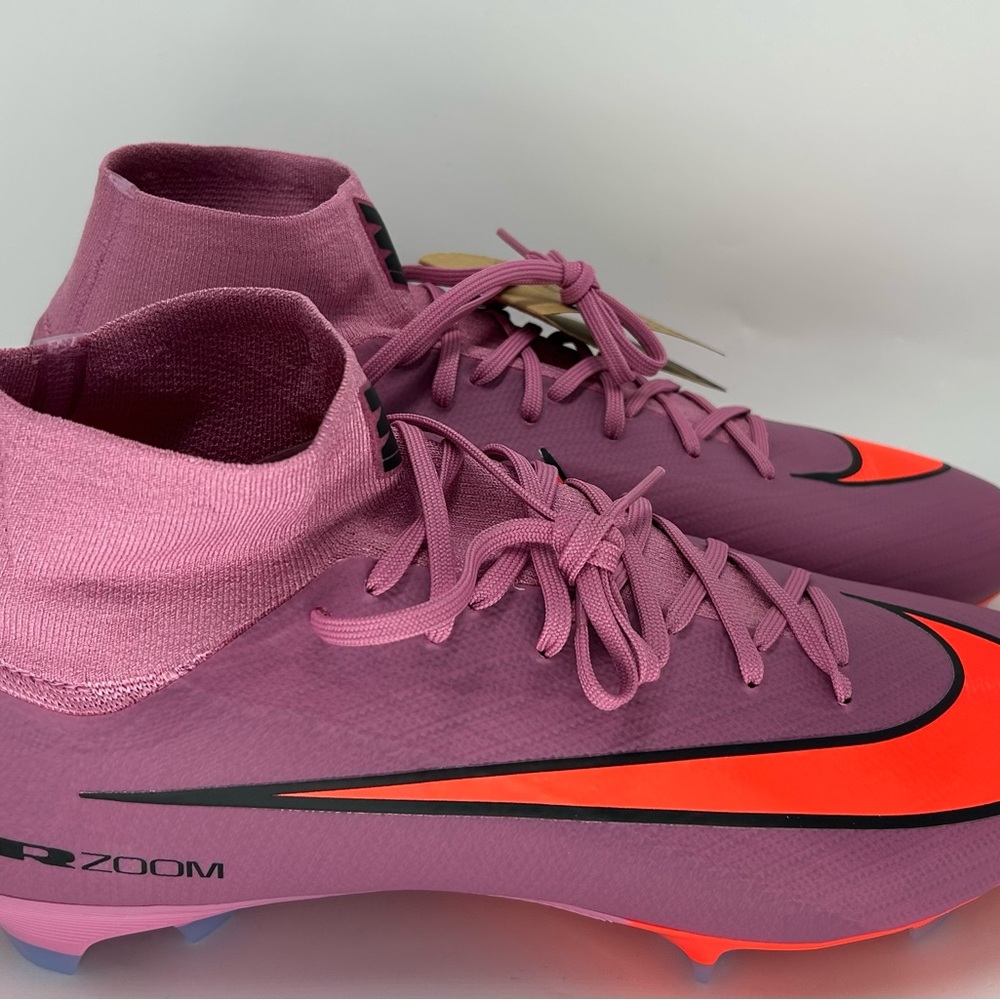 New Nike Zoom Mercurial Superfly 10 Pro Fg Sz 11.5 Soccer Cleats Men HF9433-600